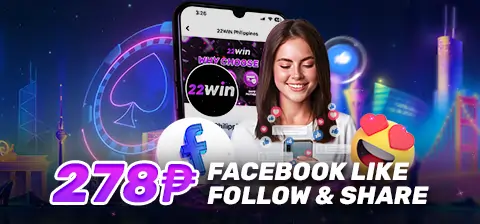 22win 278 facebook bonus