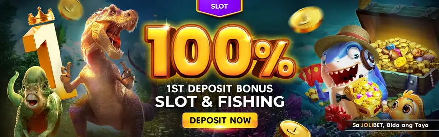 JOLIBET 100% 1st deposit slot and fishing bonus (1)