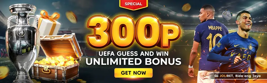 JOLIBET 300 eufa guess and win unlimited bonus (1)