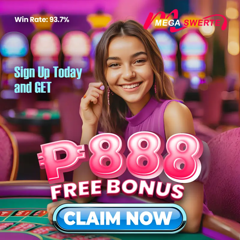 Mega Swerte Banner (1080X1080) Sign Up and Get P888 Free Bonus 4 (1)