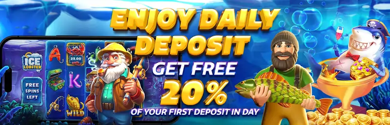 SLOTVIP Casino 20% daily deposit