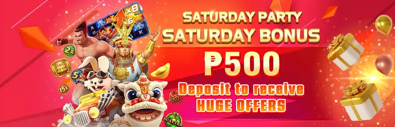 SLOTVIP Casino saturday party bonus 500