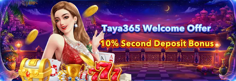 taya365 10% second deposit bonus